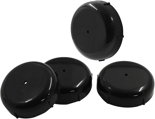 Miniatura 10 de Cionyce 16 protectores para patas de sillas de exterior de hierro forjado de 1.5 pulgadas, protectores de patas de repuesto para muebles de patio