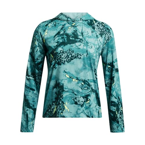 Under Armour Women's Fish Pro Chill Hoodie, 482 BLUE, SM - image 3