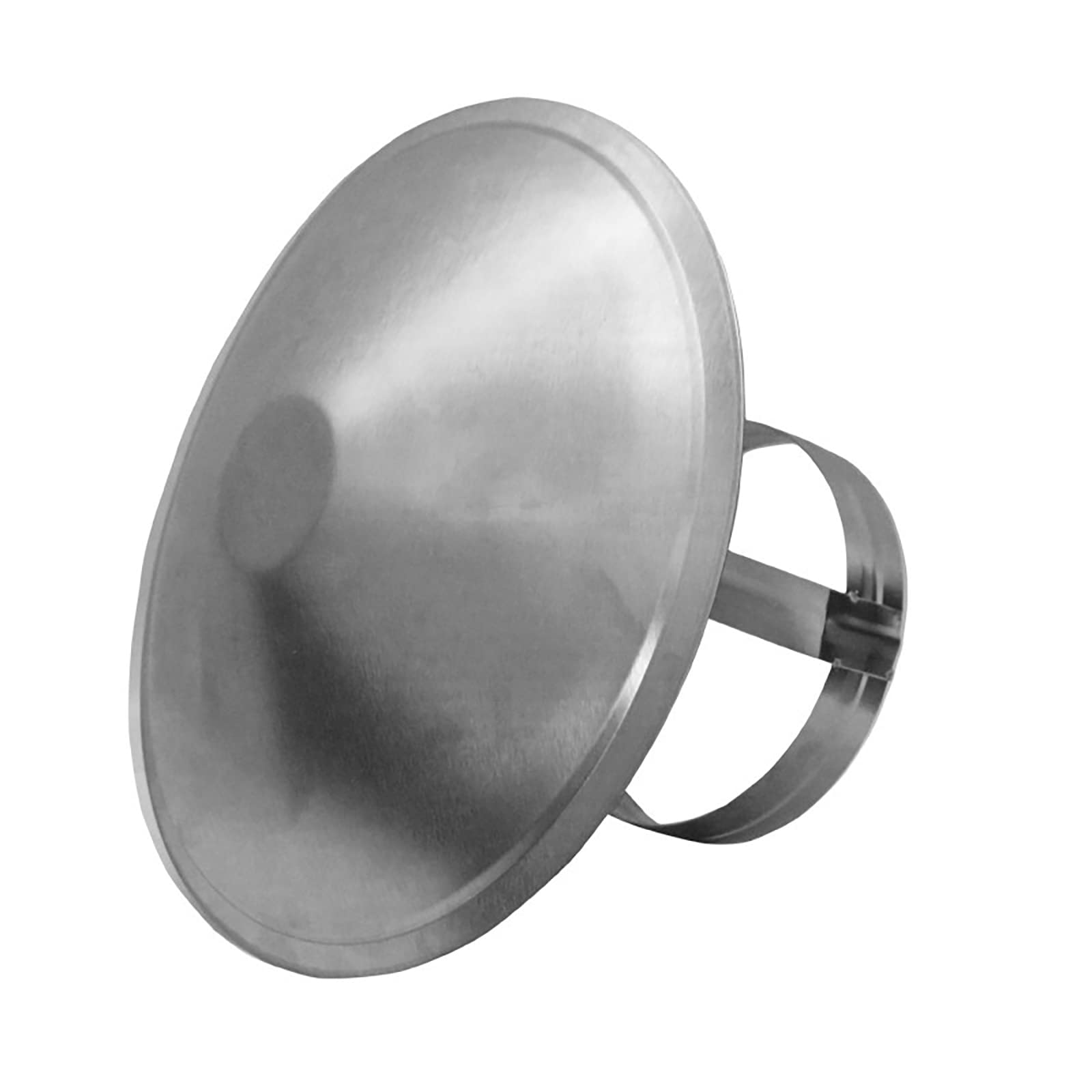 Terminale in Acciaio Inox per Canna fumaria, Tappo per Camino, Tappi per canne fumarie, Fumaiolo Cappello, con Regolabile Viti, Cappuccio Antipioggia per Camino (100mm/3.93in)