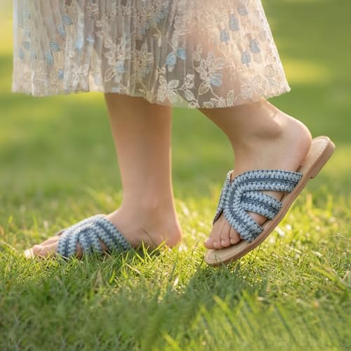 Image of THEE BRON Girls Cute Slip-On Slippers Stylish Sandals for Toddlers & Kids