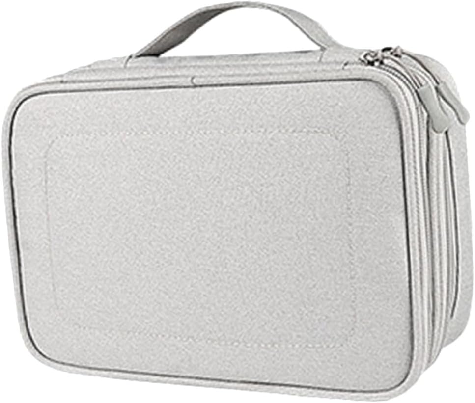 Waterproof Digital Accessories Organizer Fabric Carry Case with Handle