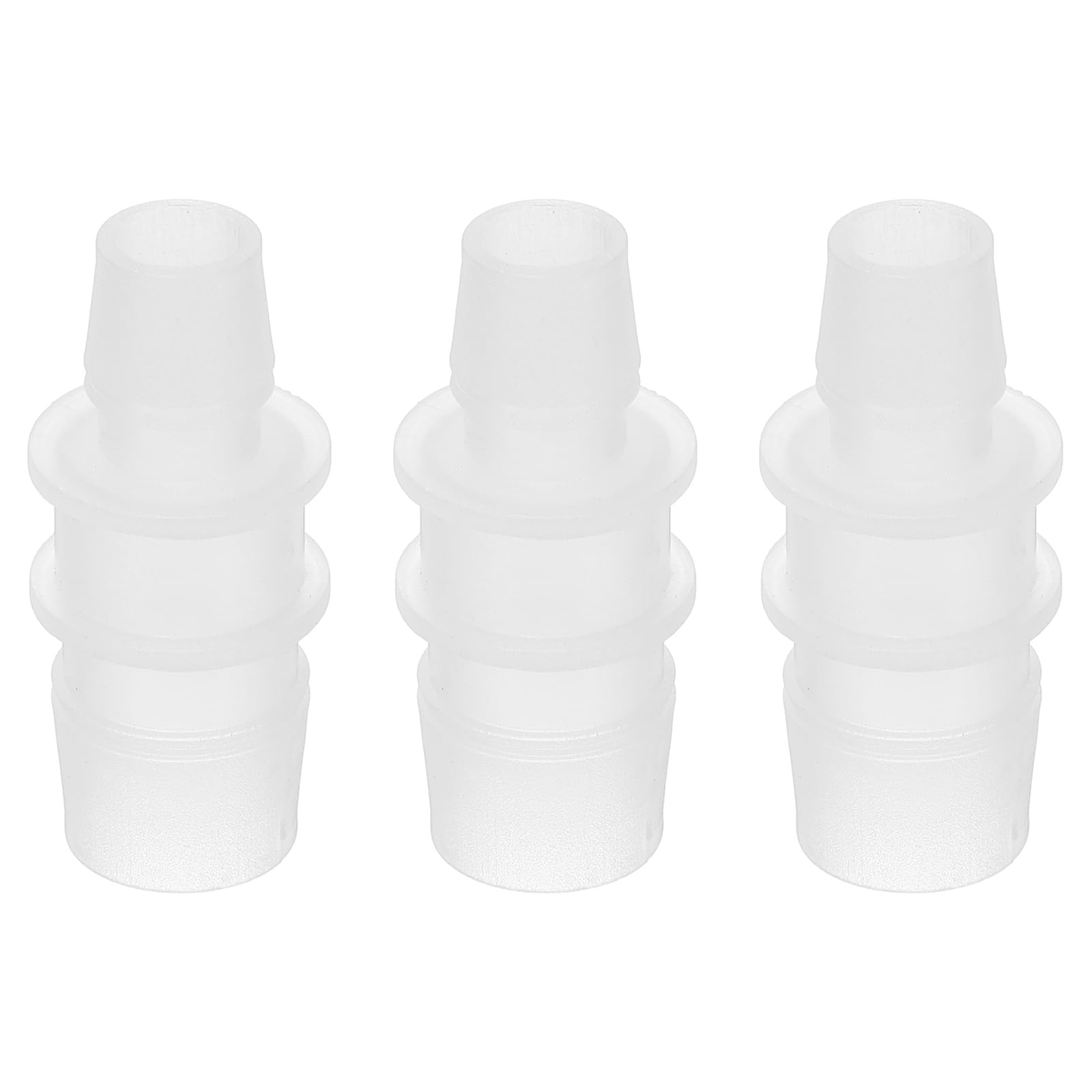 PATIKIL Riduttore a Barbetta per Tubo 3/4" a 1/2" Connettori Tubi Id Raccordo Plastica Unione per Aria Acqua