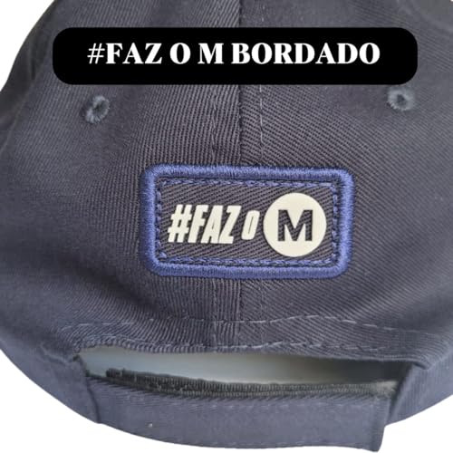 Boné do Pablo Marçal Premium Top de Linha Bordado Nos 4 Lados em Alto Relevo Oficial Faz o M (BR, Al