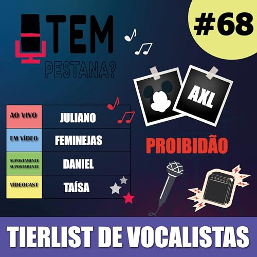 TPP68 | TIERLIST: MELHORES Vocalistas do Mundo Podcast Por capa