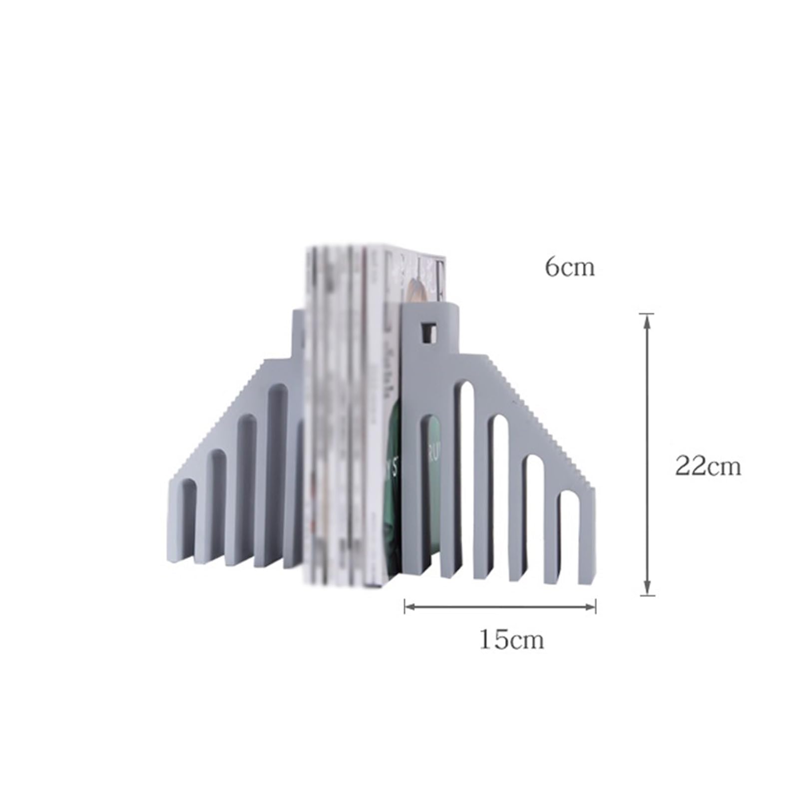 Końce do książek, podpórki do książek, na schody, dekoracyjna żywica geometryczna, półka na książki, schludne podpórki do książek, do sypialni, biura, biblioteki lub książek do nauki, na