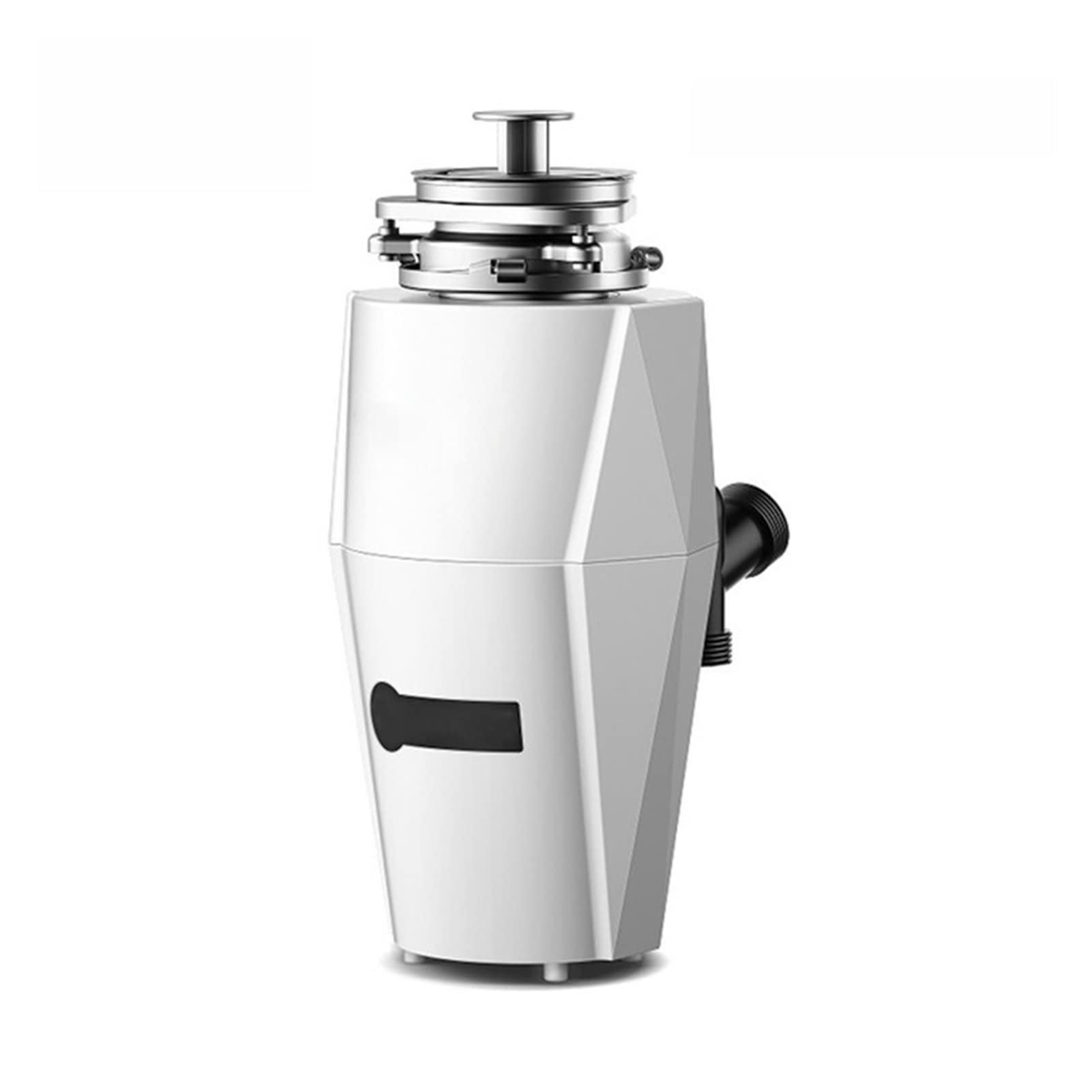 Triturador de Basura con Control Remoto, recogedor de Alimentos, triturador de residuos, procesador de Cocina, triturador de residuos, Cuchilla de Acero Inoxidable (650 W, Blanco)