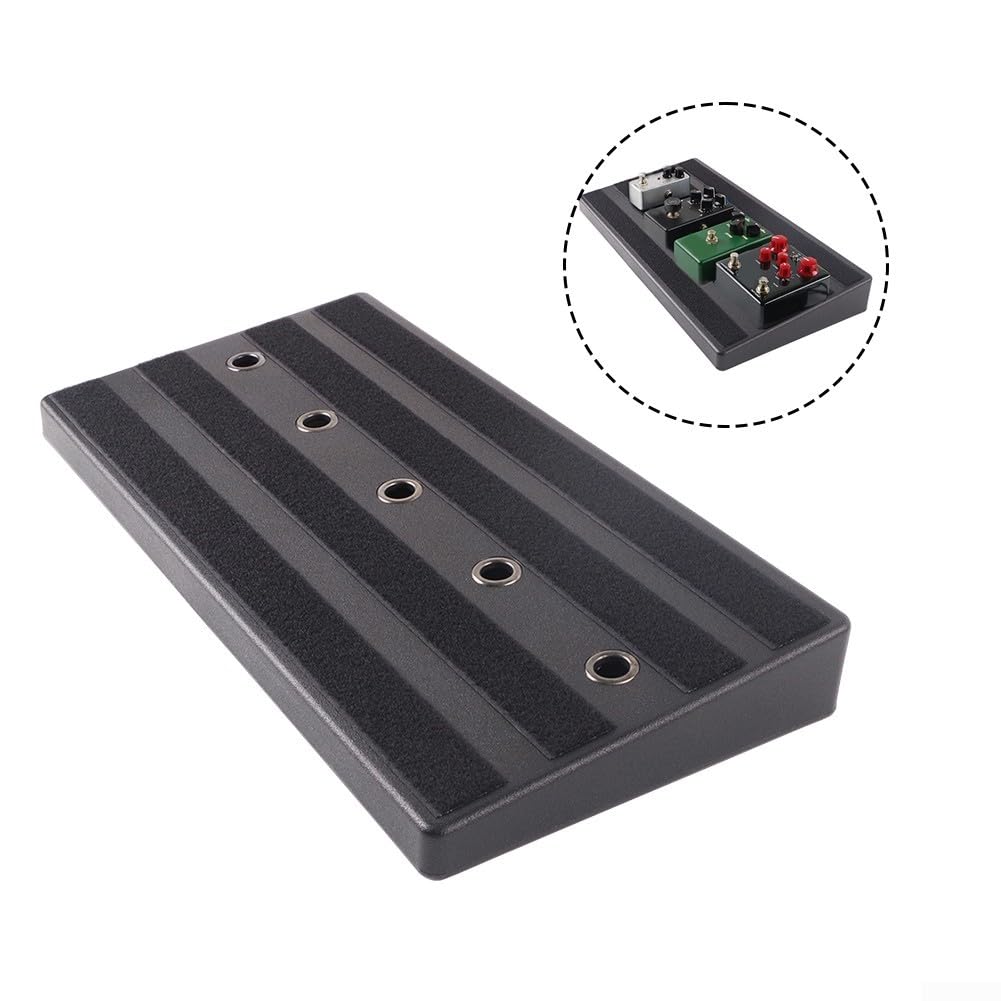 Chitarra Effetto Pedale Board, Effetto Pedalboard Super Light Accessory, 50X25x6cm Nero singolo effetto Consiglio Per