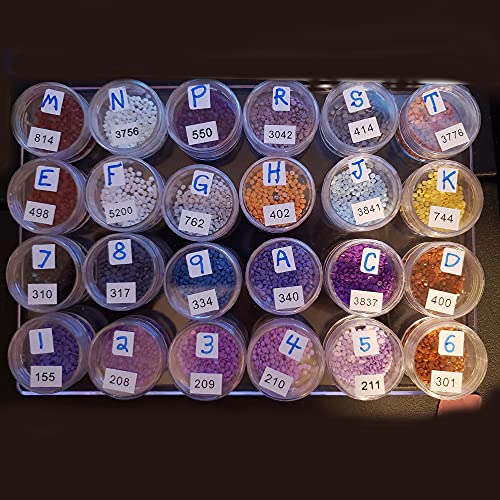 Boîte de rangement pour perles accessoires transparents pour nail art et strass - 8