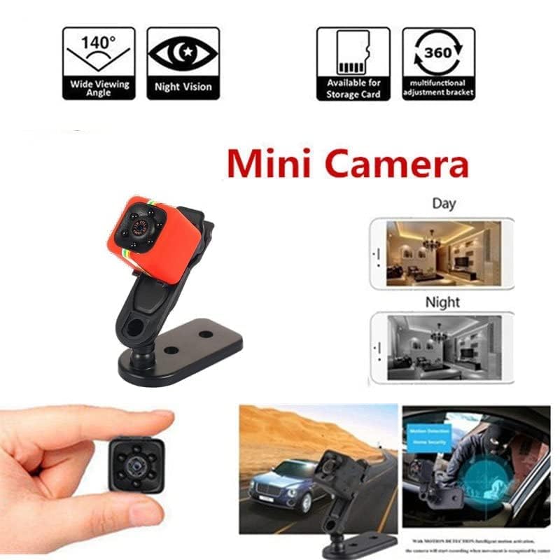 GARYVIZ 1080P Mini Spy Camera with Low Light Vision, Mini Portable Security Camera, Hidden Camera with Audio and Video Recorder for Home/Office Security Camera (Black) m1 2 51Sgw1+44dL