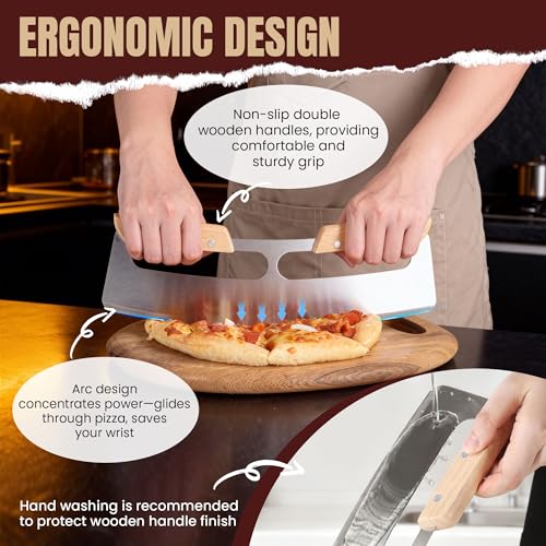 Gicyiit Rocker Pizza Cutter
