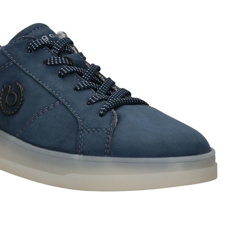Image of bugatti Franc Suede Leather Mens Mid Top Sneakers