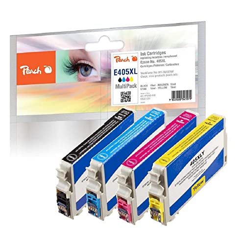 Peach Spar Pack Cartouches d'encre XL compatibles avec Epson T05H6 No. 405XL C13T05H64010