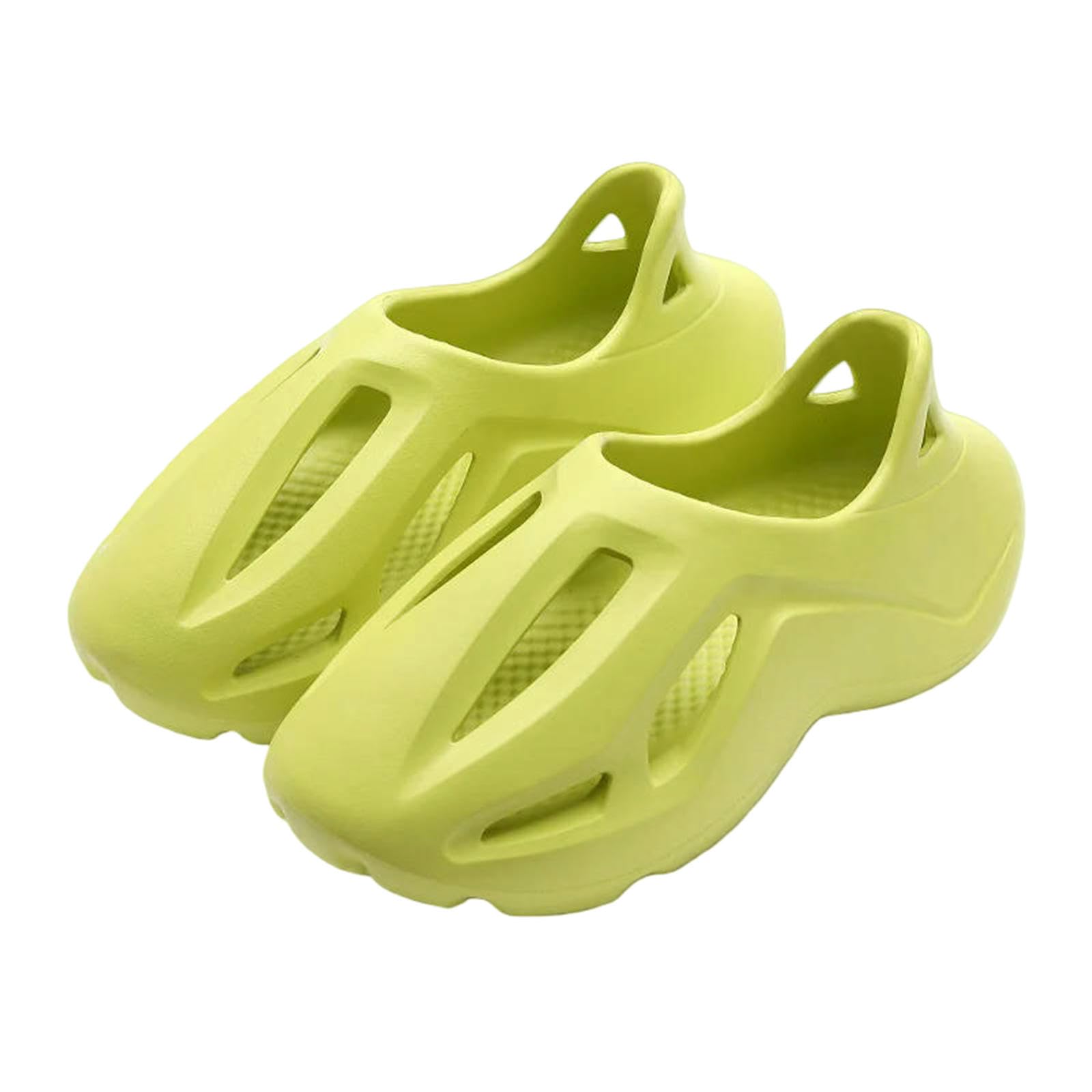 Gyios Summer Slippers Men's Fashion Sandals Platform Women Eva Ultralight Shoes Outdoor Soft Couples Home -2352-green-38-39
