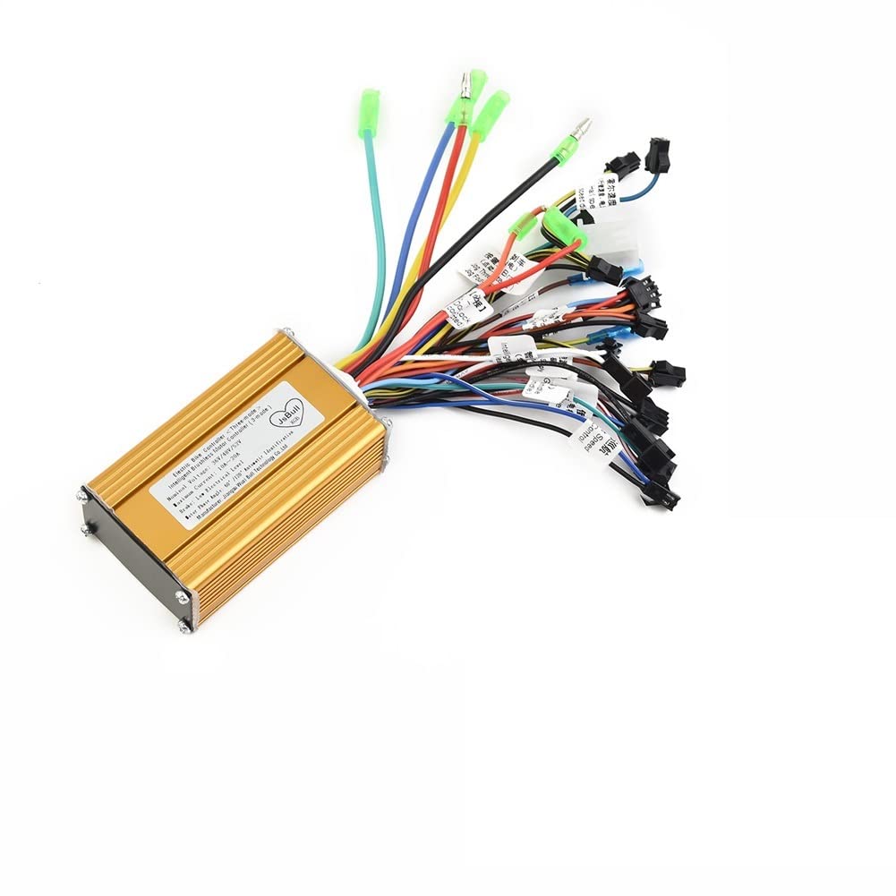 Centralina Monopattino Elettrico 36 48 52V Ebike Controller 350W Onda Sinusoidale Brushless Con Il Faro Scooter Elettrico Accessori