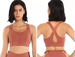 Top Fitness Feminino Academia Alta Sustentação e Compressão Reforçado Esportes Alto Impacto Corrida 3 Ajustes e Confortável Seguro Plus Size