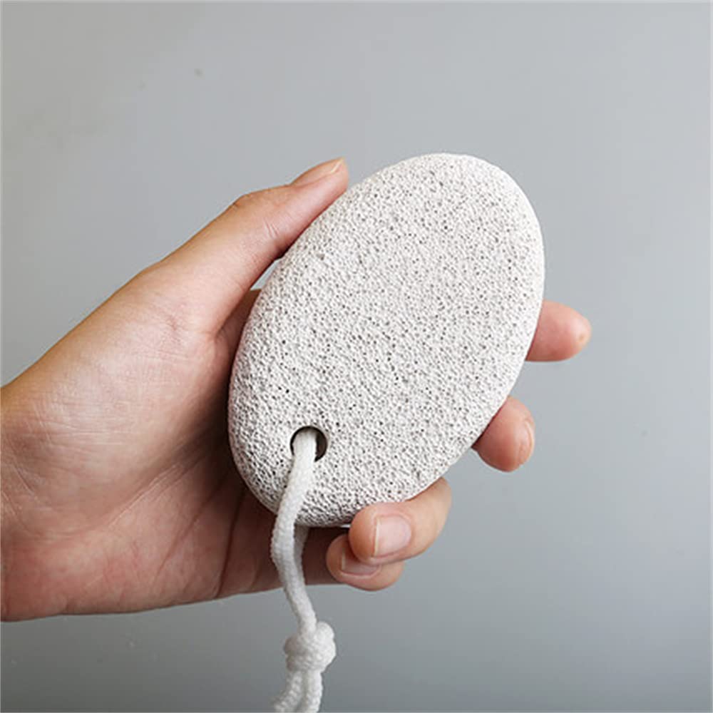 Piedra exfoliante de lava volcánica para pies, piedra de descontaminación de pies, piedra pómez para masaje de pies
