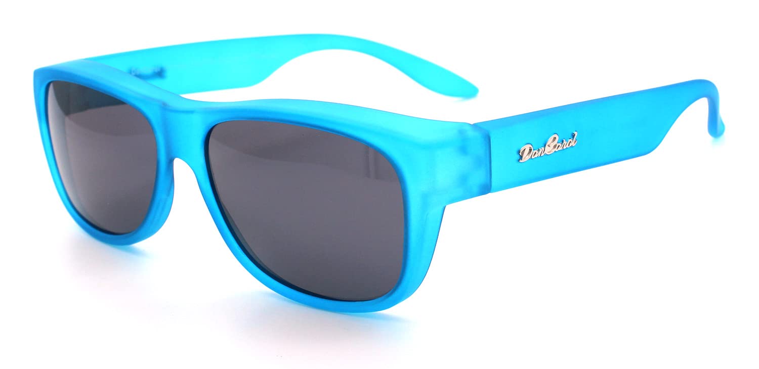 DanCarol DC-POL-2040-C7 -HELL-BLAU HI-Die Überbrille, ideal für Brillenträger