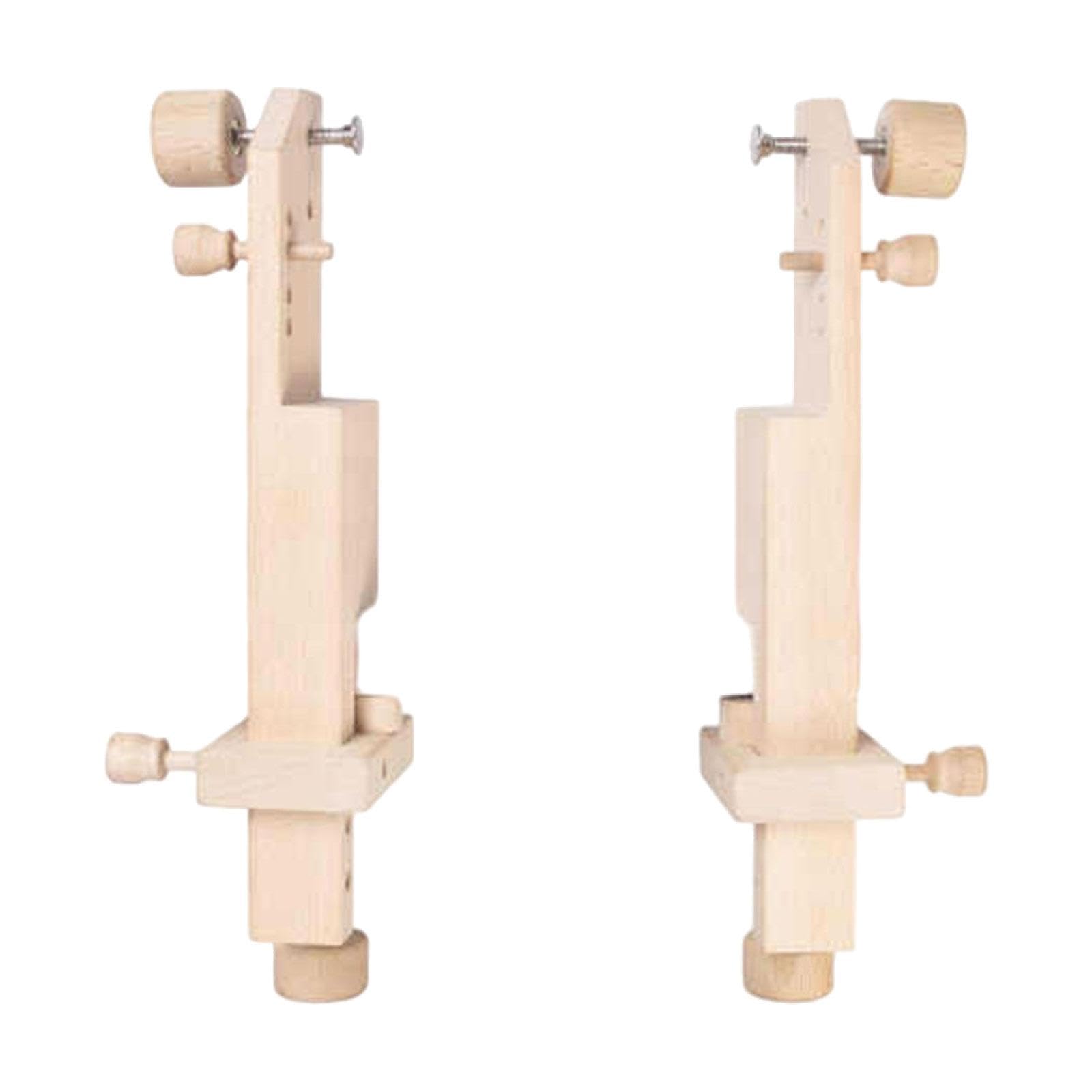 Soporte de madera para bastidor de bordado que alivia el dolor de espalda