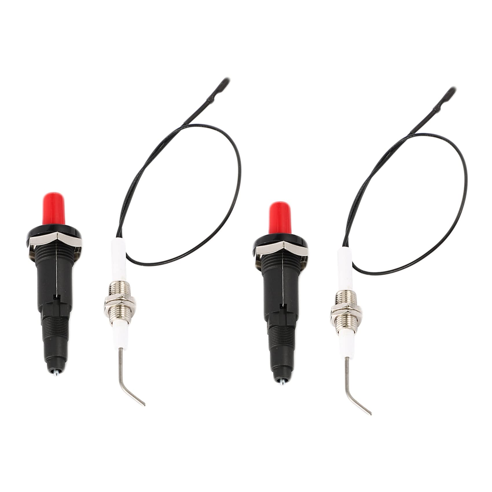 Hndhbfgrt Gas Grill Push Button Kitchen Lighter Piezo Ignition Kit Universal Threaded Plug 2Pcs