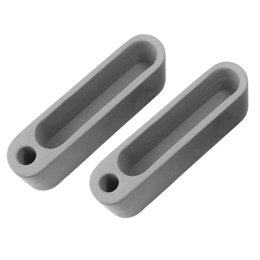 Etui na wizytówki, 2 szt., stojak na wizytówki, na biurko, cement, wizytówki, stojak na wizytówki, organizer na stoły biurowe, cementowy, uchwyt na wizytówki