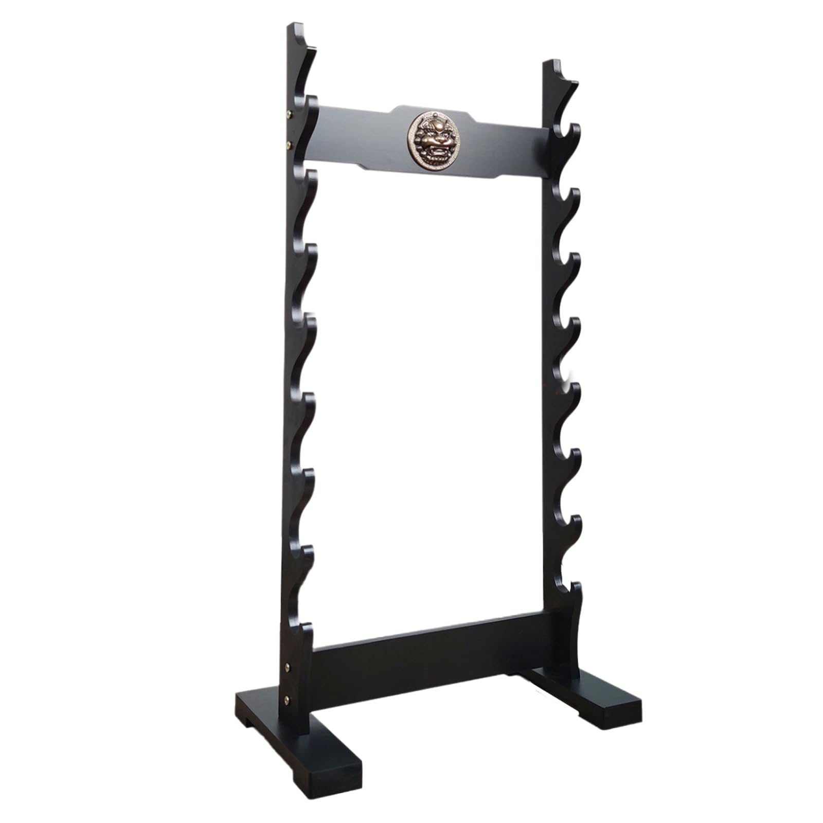 Tapferbahn Black Sword Stand,Floor Standing Sword Rack,Katana Stand,Horizontal Display Swords Stands,Multi-Layer,Vertical,For Display Samurai,Lightsaber,Support All Katana