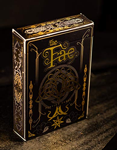 Creatures of The FAE Cartas de Póker Edición Negro Oro Plata miniatura 6