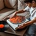 Psesaysky Halloween Pumpkin Bats Record Slip Mat Anti Static Turntable Platter Mat Fits all 12
