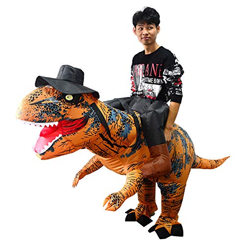 FancyDressWale Polyester Holiday Party Dinosaur Inflatable Half-Length Walking Tyrannosaurus Costume, Brown (B085RQBZ9R) Amazon Price History, Amazon Price Tracker