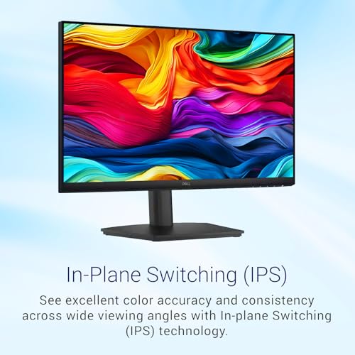 Image of Dell 24 inch FHD Monitor, 144Hz Refresh Rate, IPS LCD Display, AMD FreeSync, Tilt|Height|Swivel Adjustable Stand, HDMI, 1ms Response Time, Anti-Glare, Eye Comfort, VESA, for Home Office & Gaming