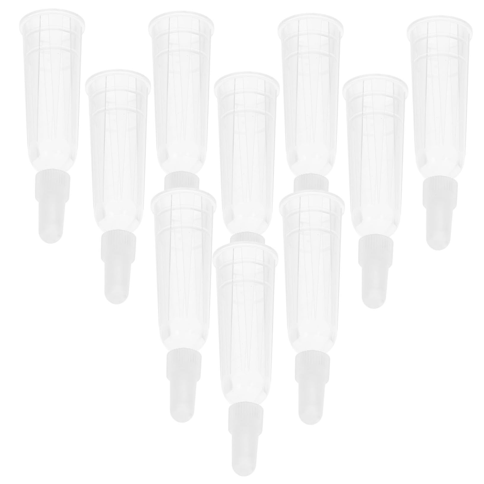 10 Pezzi Apribottiglie Per Fiale 2Ml Trasparente in Tpe Leggero Portatile Per Laboratori Ospedali Protezione Dita Contagocce Dosatore Per Fiale Vetri