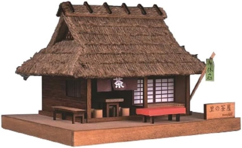 ウッディジョー ミニ建築 No.3 里の茶屋 木製模型 bme6fzu Amazon | ウッディジョー ミニ建築 No.3 里の茶屋 木製模型 組み立て