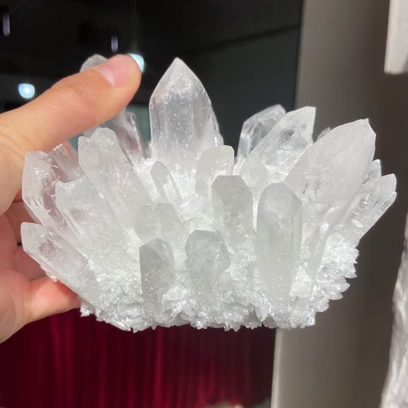 Cuarzo Claro de 700g para eliminar la frialdad de tu oficina con decoración de cristal natural 7