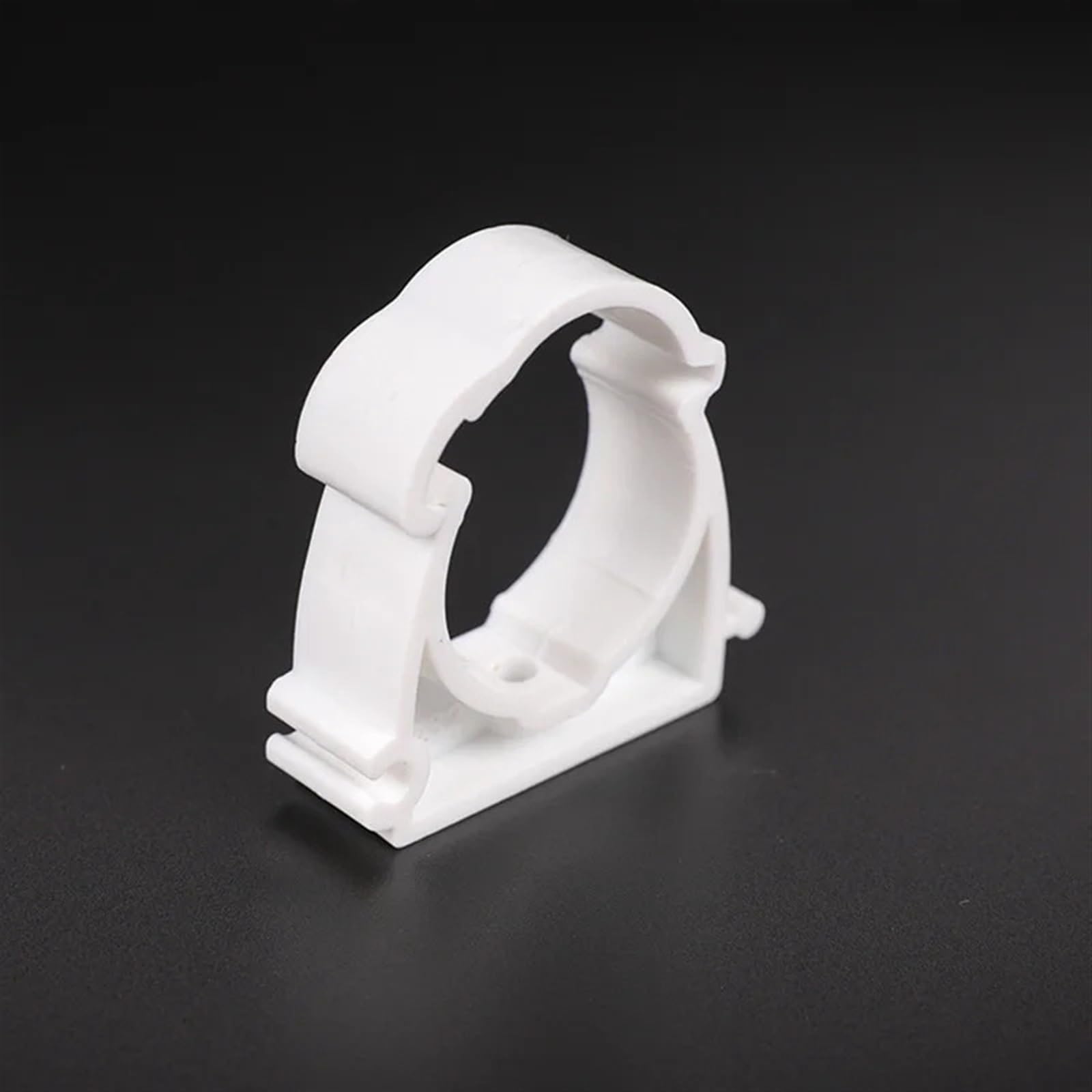Lot de 10 colliers de serrage en U en plastique blanc for tube de tuyau d'eau de diamètre 16 mm, 20 mm, 25 mm, 32 mm, 40 mm, 50 mm, 6,3 cm, 75 mm, 90 mm, 110 Connecteur de collier de serrage(50mm)