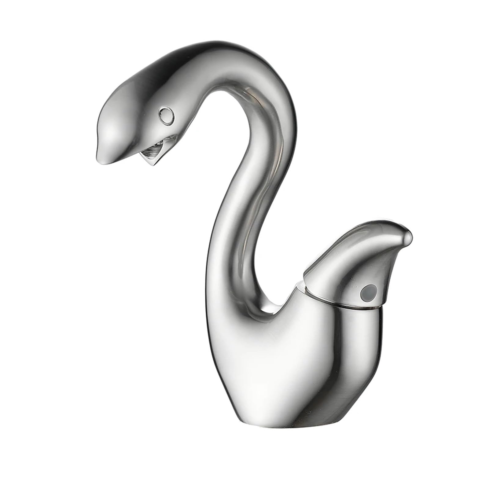 Basin Faucets Swan Design Modern Bathroom Sink Faucet Single Handle Deck Mounted Wash Basin Water Tap Hot and Cold Mixer(Color-4)