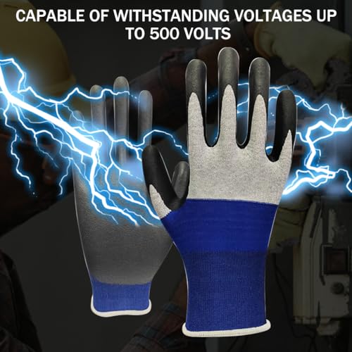 Image of Serplex Electrical Insulated Gloves 500V Voltage Resistance Safety Gloves