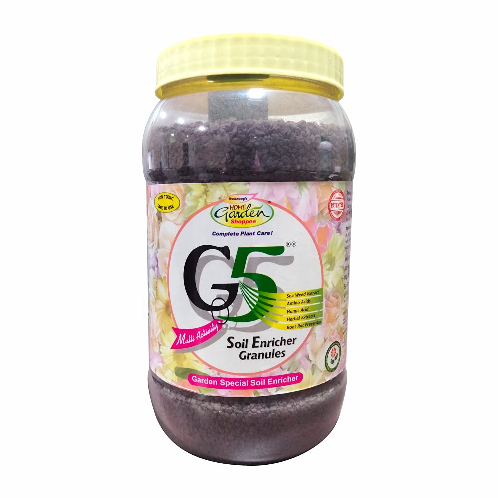 G5 Bio Organic Granules (Black) Fertilizer for Plant - Enhanced Soil Health and Plant Growth - Natural Solution for Sustainable Gardening - Certified Organic Formula & Patented - 2kg - Swaroop (B019XX11S4) Amazon Price History, Amazon Price Tracker