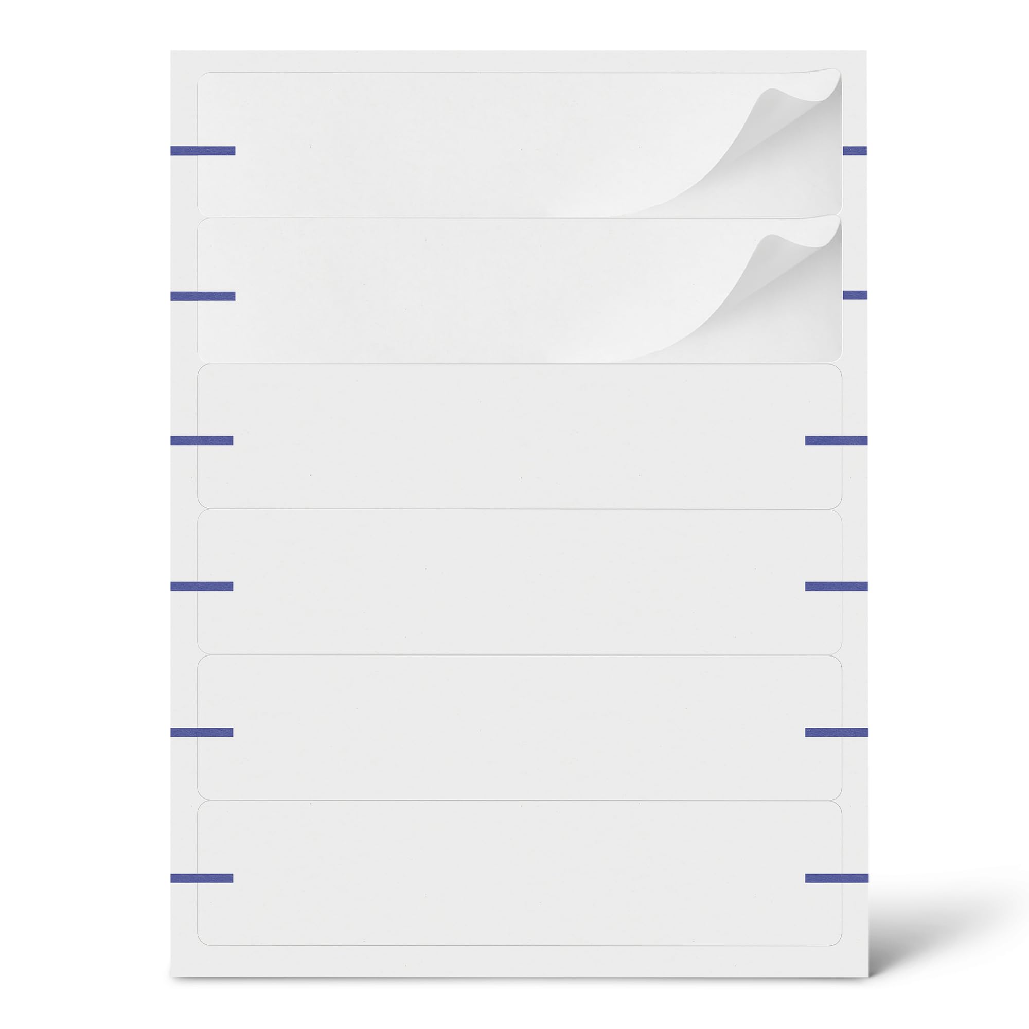 Amazon Basics File Folder Labels, Self Adhesive for Box Files, Documents, Binders and Notebooks, Handwriting only, 1.6 cm x 7 cm, White, 156 Blank Labels