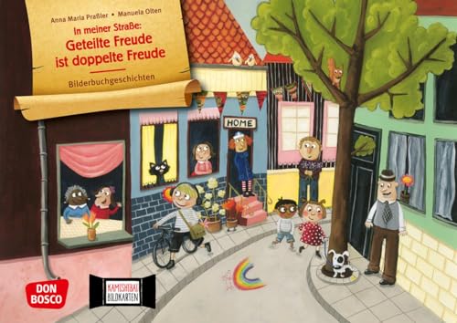 In meiner Straße: Geteilte Freude ist doppelte Freude. Kamishibai Bildkartenset: Entdecken - Erzählen - Begreifen. Bilderbuchgeschichten für unser Erzähltheater. Empathie fördern in Kita & Grundschule