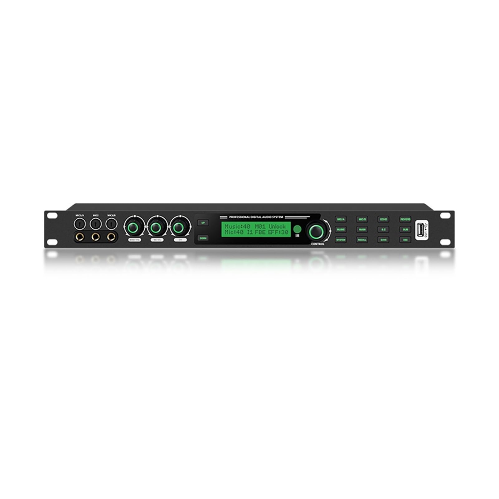 Procesador De Efectos De Karaoke KX6, Efector Frontal Profesional KTV, Sistema De Audio De Sonido, Procesador De Efectos De Eco De Audio Digital