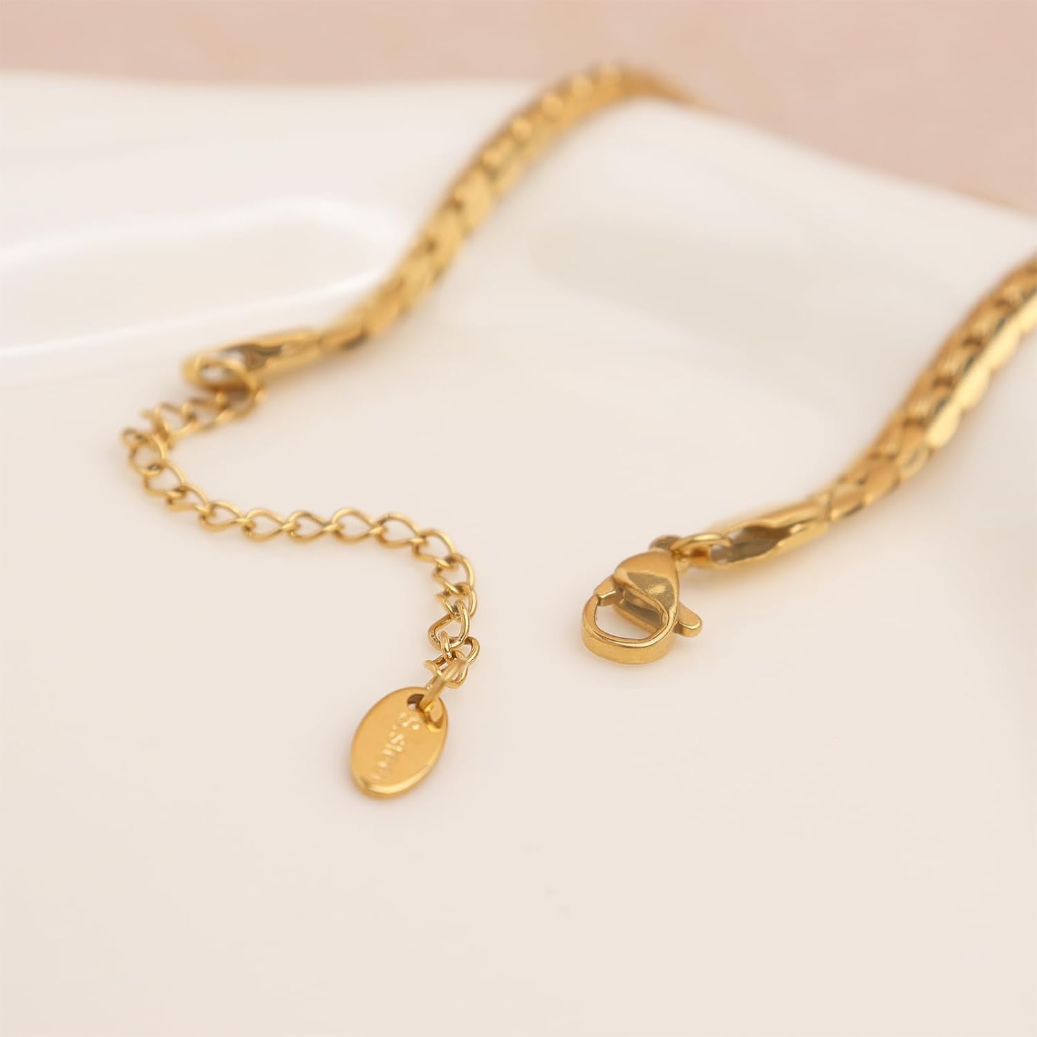 Gold Snake Chain Bracelet for Woman, Trendy Rhinestone CZ Crystal Adjustable Bracelets Prom Fashion Jewelry Gift - Image 7