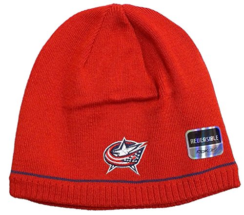 Reebok Columbus Blue Jackets Reversible Knit Hat - K760Z