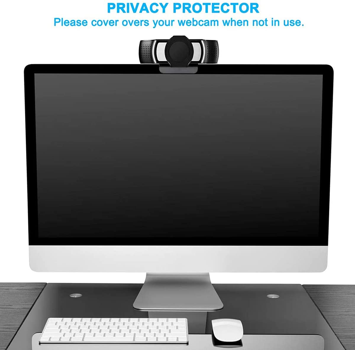 Webcam Privacy Cover, Shutter Protects Lens Cap Hood Covers with Strong Adhesive, Protecting Privacy and Security for Logitech HD Pro Webcam C920 & C930e & C922 & C922X Pro Stream Webcam