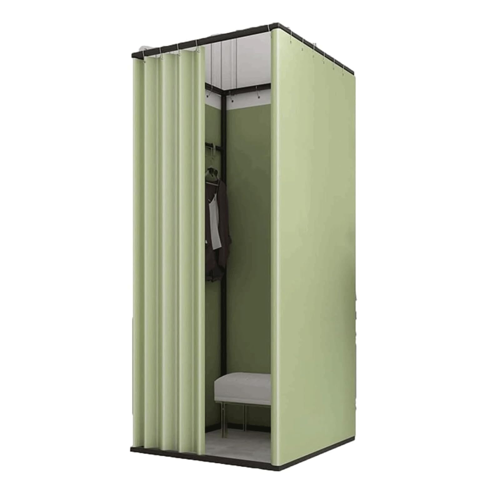 Cabine d'essayage pour magasin de vêtements temporaire et défilés nomades