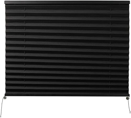 Pantalla plisada, color negro