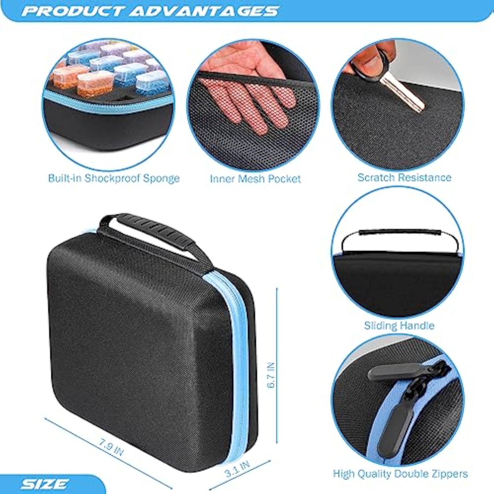 Diamond Painting Storage Containers, 30 Slots Organizer