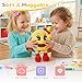 YZSNQLH Cute Retro Game Ghost Plush and Yellow Plush Toy with Long Legs – Funny Ghost Stuffed Plush Doll – 6 Inch Soft Plush Gift for Kids and Adults