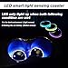 4pcs LED Car Cup Holders, Waterproof Cup Holder with 7 Colors Changing USB Charging Mat, LED Interior Atmosphere Lamp Decorations with 2pcs USB Cables for Car Truck Vehicle Accessories