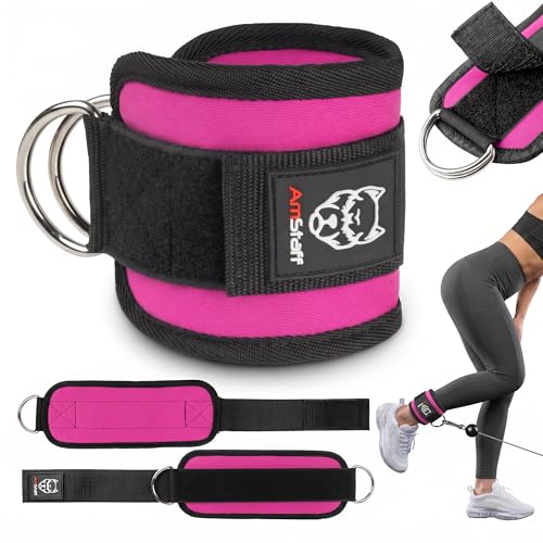AmStaff Ankle Straps for Cable Machines