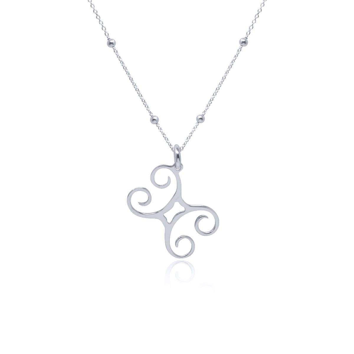 Imagen de catálogo asociada a WANDA PLATA- Collar Signos del Zodíaco Géminis para Mujer Plata de Ley 925, Colgante Horóscopo,