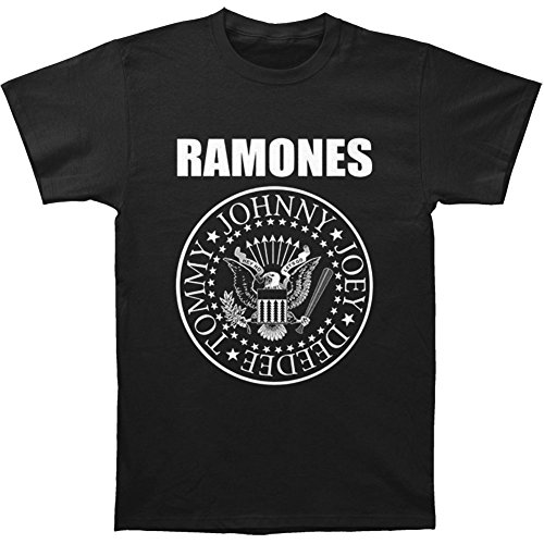 Ramones Men's Presidential Seal T-Shirt Black (Medium)
